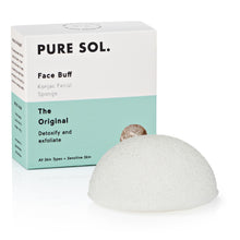 Load image into Gallery viewer, Pure Sol. Original Konjac Face Sponge to exfoliate 